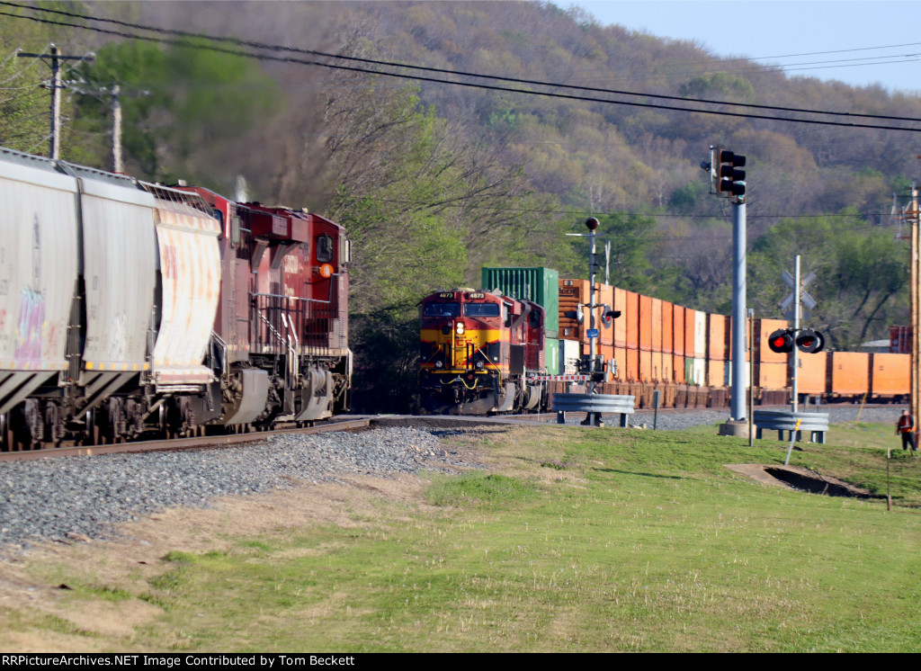 Passing at the crossing